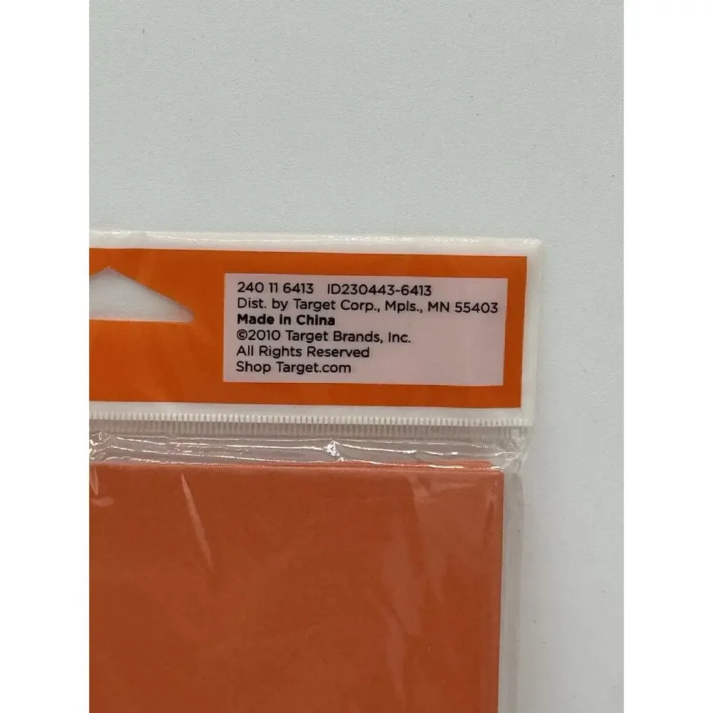 Vintage Target Halloween Party Invitations 10 Cards & Envelopes Sealed 2010